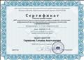 Сертификат участника онлайн-семинара "ИКТ-компетентность педагога и практические вопросы внедрения и эксплуатации информационной системы образовательного учреждения в соответствии с требованиями ФГОС" (2017 год)